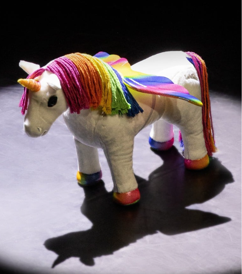 LeMieux Toy Unicorn Wings Accessory in Rainbow-1